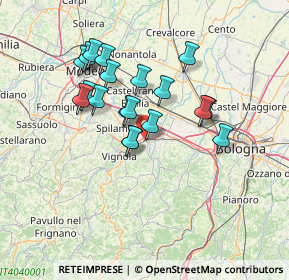 Mappa Via Prov. Ovest, 40053 Valsamoggia BO, Italia (12.06737)