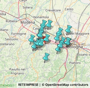 Mappa Via Prov. Ovest, 40053 Valsamoggia BO, Italia (9.293)