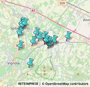 Mappa Via Prov. Ovest, 40053 Valsamoggia BO, Italia (2.75)