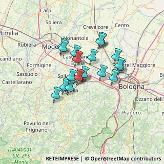 Mappa Via Caduti di Sabbiuno, 40053 Valsamoggia BO, Italia (10.5985)