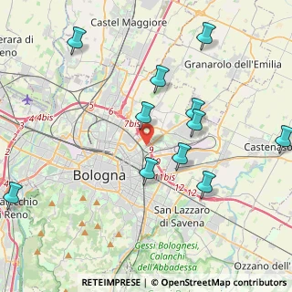 Mappa , 40127 Bologna BO, Italia (4.51273)