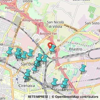Mappa , 40127 Bologna BO, Italia (1.3385)