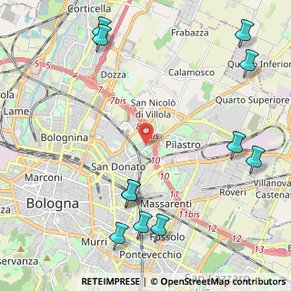 Mappa , 40127 Bologna BO, Italia (2.99636)