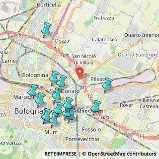 Mappa , 40127 Bologna BO, Italia (2.40133)
