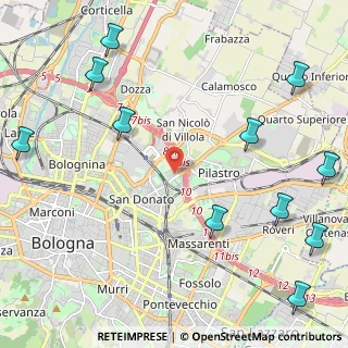 Mappa , 40127 Bologna BO, Italia (3.12273)