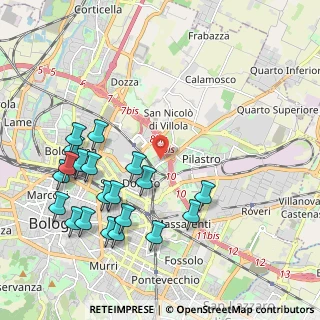 Mappa , 40127 Bologna BO, Italia (2.3615)