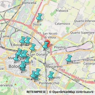 Mappa , 40127 Bologna BO, Italia (2.63294)