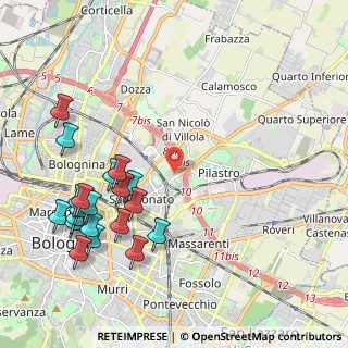 Mappa , 40127 Bologna BO, Italia (2.5285)