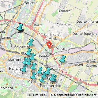 Mappa , 40127 Bologna BO, Italia (2.7605)