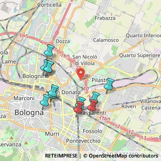 Mappa , 40127 Bologna BO, Italia (1.96167)