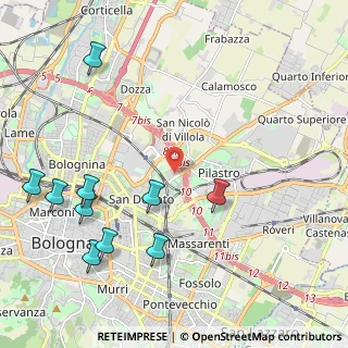 Mappa , 40127 Bologna BO, Italia (2.86273)