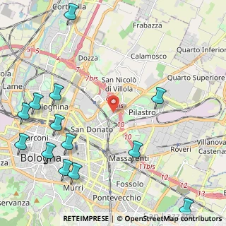 Mappa , 40127 Bologna BO, Italia (3.09923)