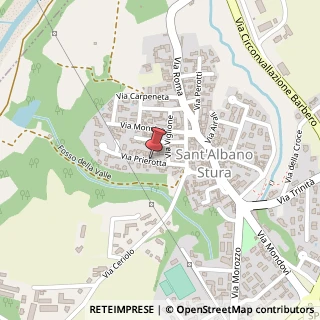 Mappa Via Prierotta, 12, 12040 Sant'Albano Stura, Cuneo (Piemonte)