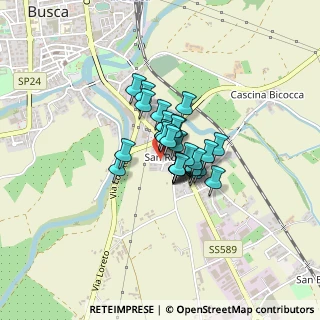 Mappa Via San Giovanni Bosco, 12022 Busca CN, Italia (0.225)