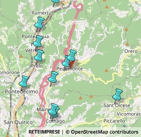 Mappa Pedemonte, 16010 Serra Riccò GE, Italia (2.26)
