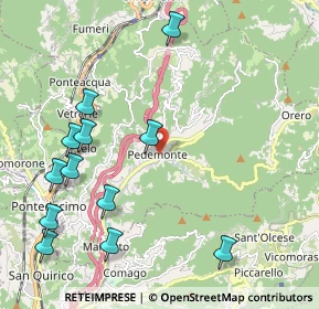 Mappa Pedemonte, 16010 Serra Riccò GE, Italia (2.55)