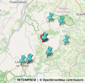 Mappa Via della Tintoria, 42034 Casina RE, Italia (6.27091)