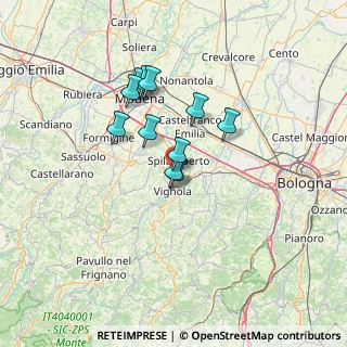 Mappa Via Vittime del Terrorismo, 41057 Spilamberto MO, Italia (10.42273)