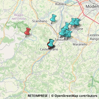 Mappa Via Chiaviche, 42014 Castellarano RE, Italia (6.17429)