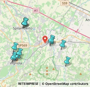 Mappa Via Spadetta, 40053 Valsamoggia BO, Italia (4.5575)