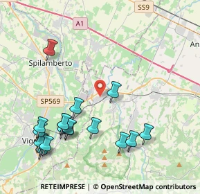 Mappa Via Spadetta, 40053 Valsamoggia BO, Italia (4.87778)