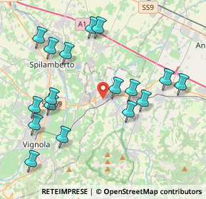 Mappa Via Spadetta, 40053 Valsamoggia BO, Italia (4.53471)