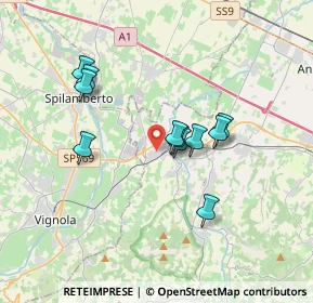 Mappa Via Spadetta, 40053 Valsamoggia BO, Italia (2.97727)