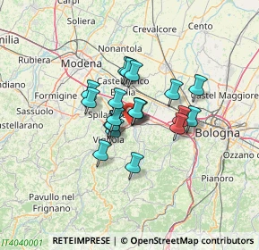 Mappa Via Spadetta, 40053 Valsamoggia BO, Italia (8.6435)