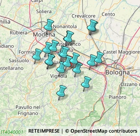 Mappa Via Spadetta, 40053 Valsamoggia BO, Italia (10.235)