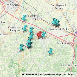 Mappa Via Spadetta, 40053 Valsamoggia BO, Italia (7.06158)