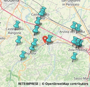 Mappa Via Spadetta, 40053 Valsamoggia BO, Italia (8.106)