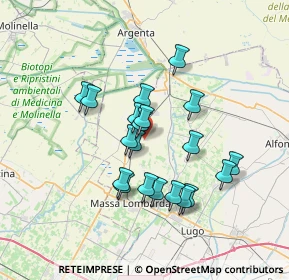 Mappa Via Puntiroli, 48017 Conselice RA, Italia (5.9755)
