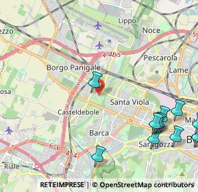 Mappa Parco dei Noci, 40132 Bologna BO, Italia (3.04083)
