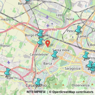 Mappa Parco dei Noci, 40132 Bologna BO, Italia (3.41583)