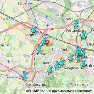 Mappa Giardino dei Noci, 40132 Bologna BO, Italia (2.6575)