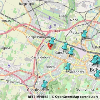 Mappa Giardino dei Noci, 40132 Bologna BO, Italia (3.39929)