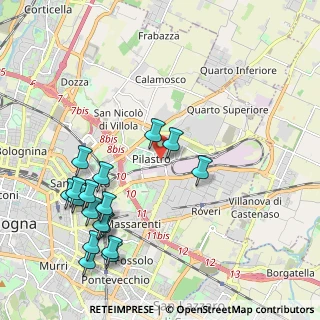 Mappa Via Italo Svevo, 40127 Bologna BO, Italia (2.44529)