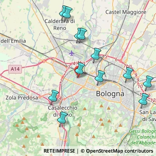 Mappa Via Emilia Ponente, 40133 Santa Viola BO, Italia (4.70667)