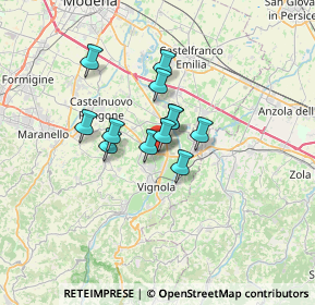 Mappa Via Vittorio Bachelet, 41057 Spilamberto MO, Italia (4.39417)