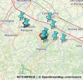 Mappa Via Vittorio Bachelet, 41057 Spilamberto MO, Italia (4.92077)