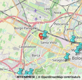 Mappa Via Emilia ponente 232 bcd, 40133 Bologna BO, Italia (3.58455)
