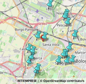 Mappa Via Emilia ponente 232 bcd, 40133 Bologna BO, Italia (2.35632)