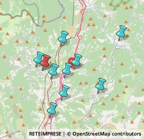 Mappa Via Antonio Medicina, 16010 Serra Riccò GE, Italia (3.33)