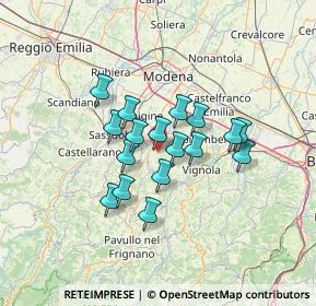 Mappa Via Pagliarola, 41014 Castelvetro di Modena MO, Italia (10.15235)