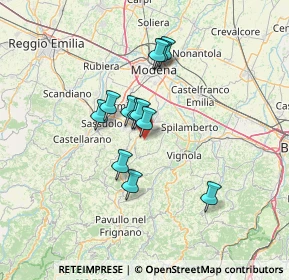 Mappa Via Pagliarola, 41014 Castelvetro di Modena MO, Italia (10.405)