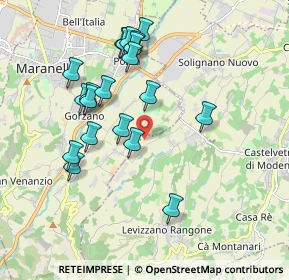 Mappa Via Pagliarola, 41014 Castelvetro di Modena MO, Italia (1.8675)