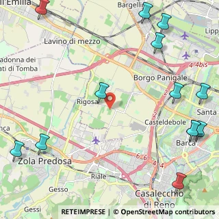 Mappa Via Olmetola, 40132 Bologna BO, Italia (3.36385)