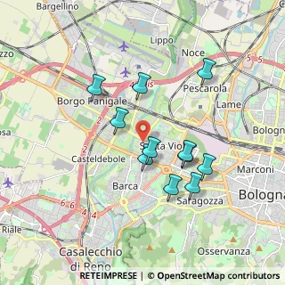 Mappa Via della Guardia, 40133 Bologna BO, Italia (1.60182)