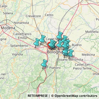 Mappa Via della Guardia, 40133 Bologna BO, Italia (8.41714)