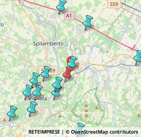 Mappa Via Kennedy, 41056 Savignano sul Panaro MO, Italia (5.25)